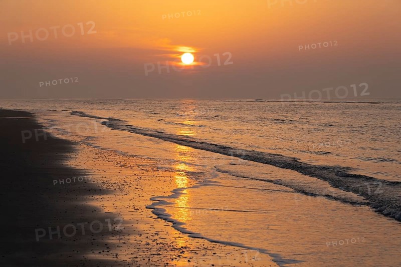 Sonnenuntergang an der Nordseekueste