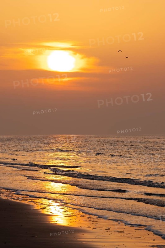 Sonnenuntergang an der Nordseekueste