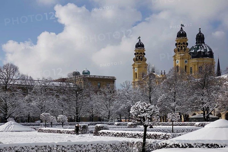 Court Garden with Residence and Theatine Church