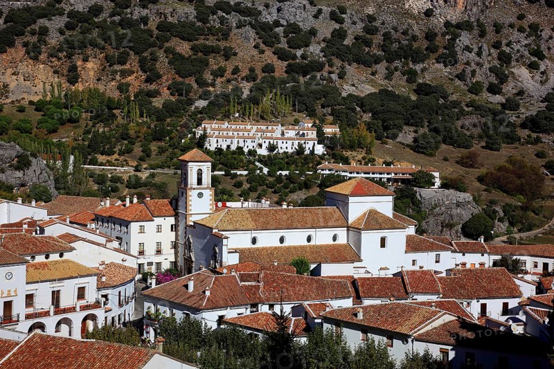 Town of Grazalema in the province of Cadiz