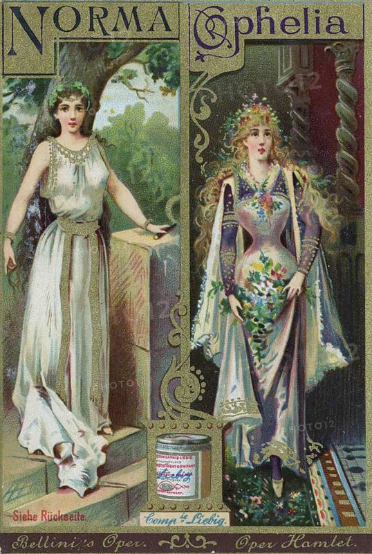 Series of costumes from the opera