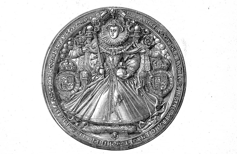 Throne Seal of Queen Elizabeth of England