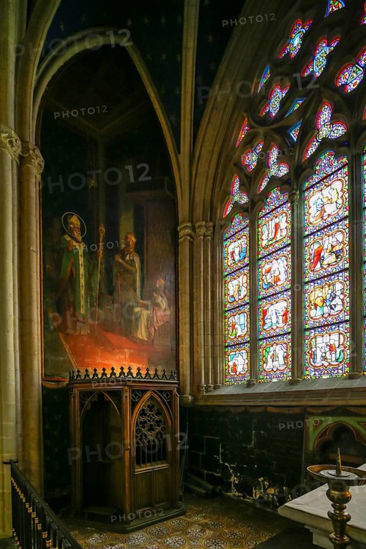 Confessional in the north aisle