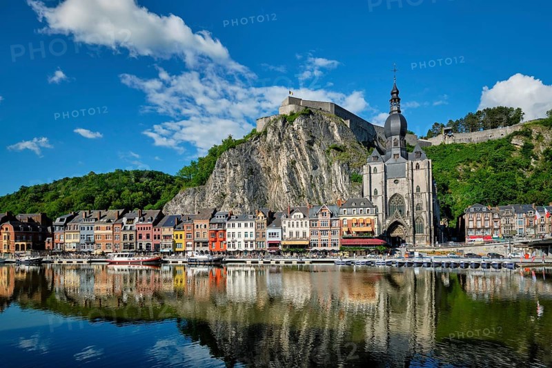 View of picturesque Dinant town