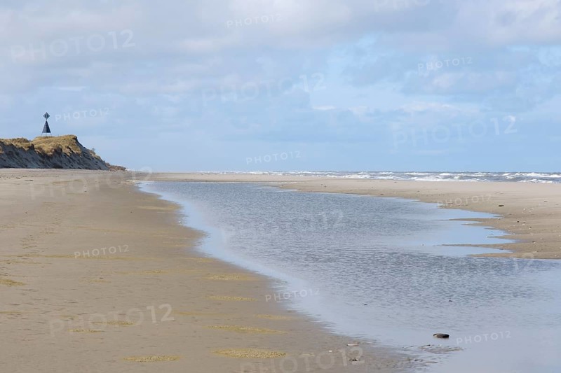 Priel an der Nordseekueste
