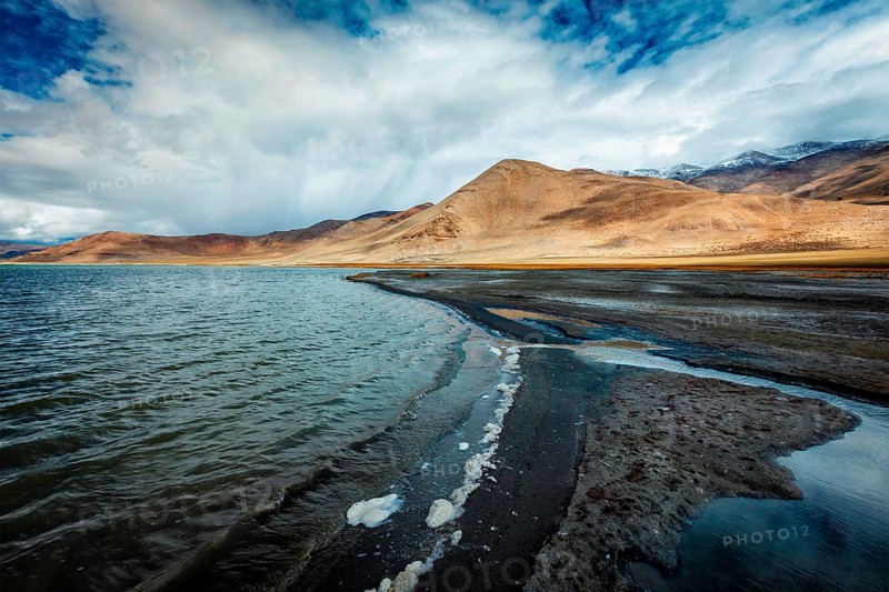 Himalayan scenic landscape scenery near Tso Kar