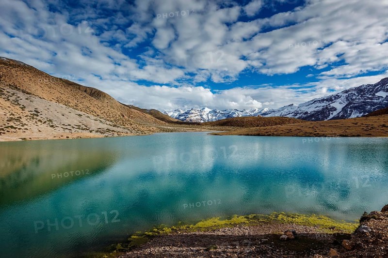 Dhankar lake in Himalayas