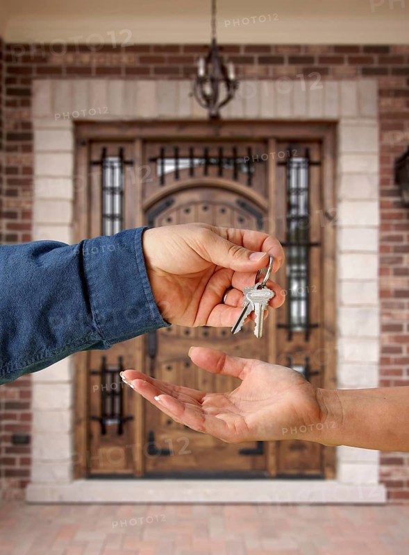 Handing over the keys to A new home