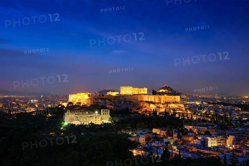 Famous greek tourist landmark