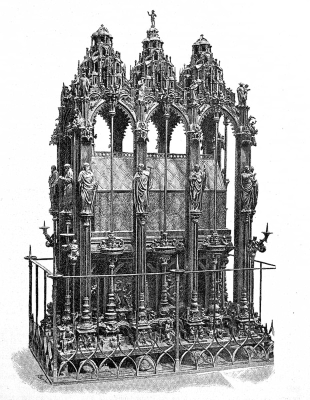 Tomb monument of St. Sebaldus of Nuremberg in the Nuremberg church of the same name