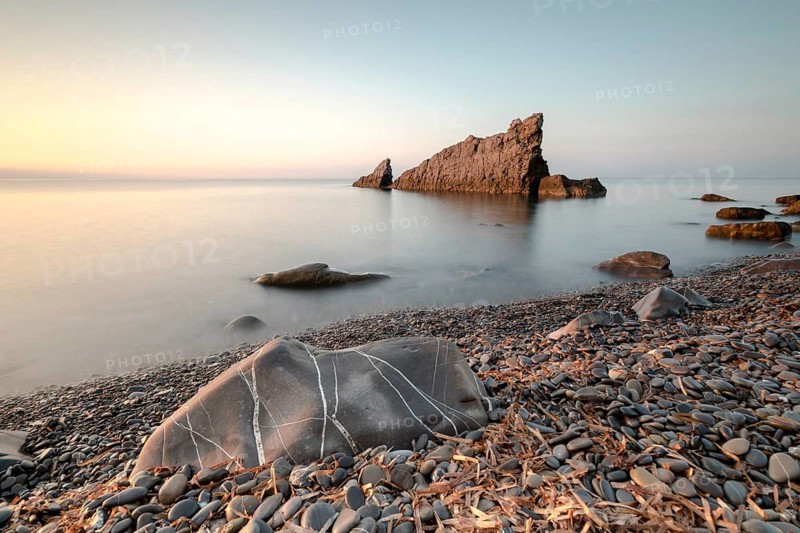 Sunrise at the rocks scoglio della galeazza