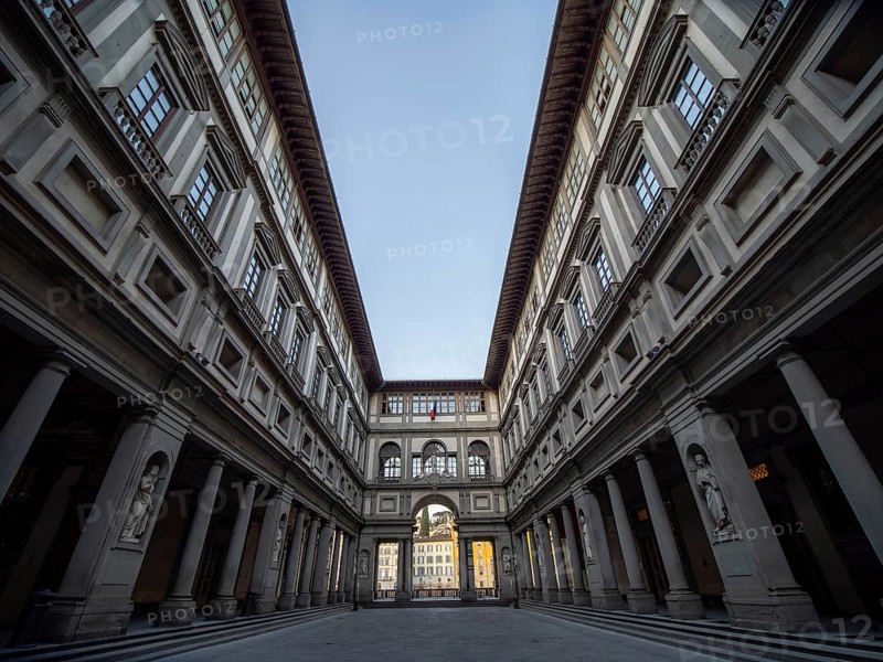 Uffizien am fruehen Morgen
