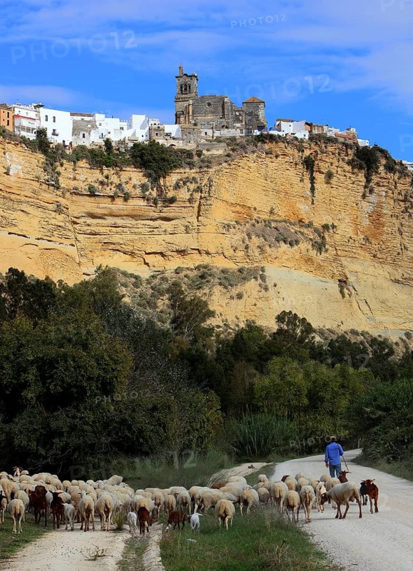 Arcos de la Frontera in the province of Cadiz