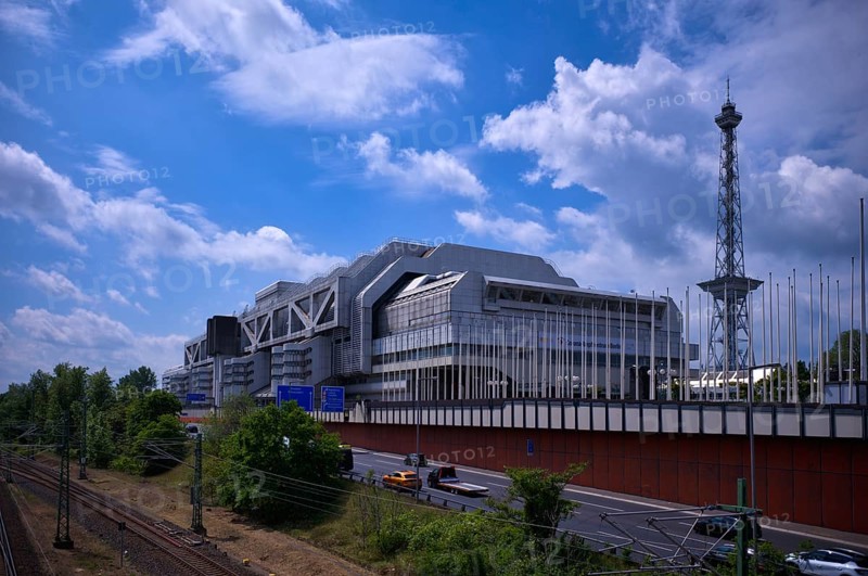Radio Tower at the Congress Centrum ICC with the Exhibition Grounds