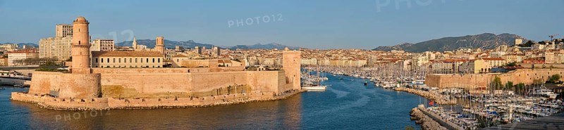 Yachts coming from boat regatta to Marseille Old Port