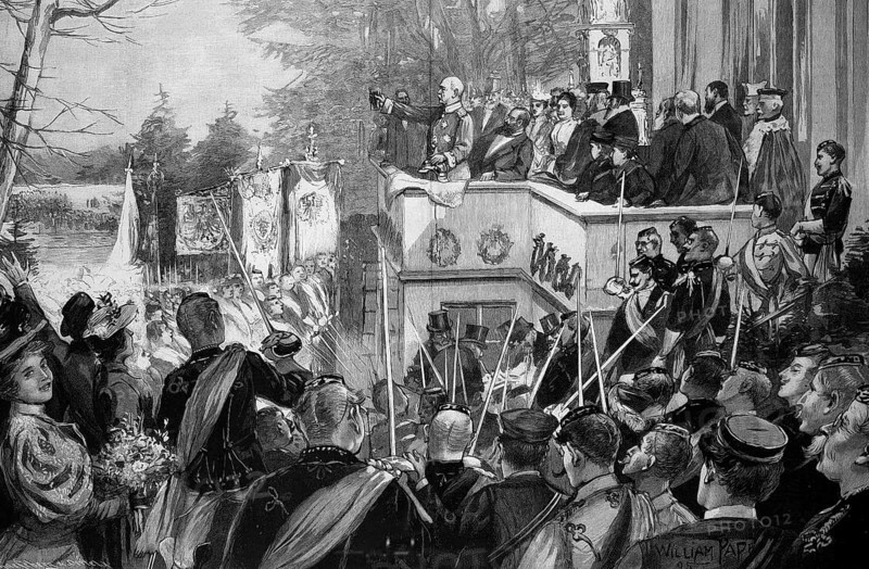 Geburtstagsfeier von Bismarck in Friedrichsruh