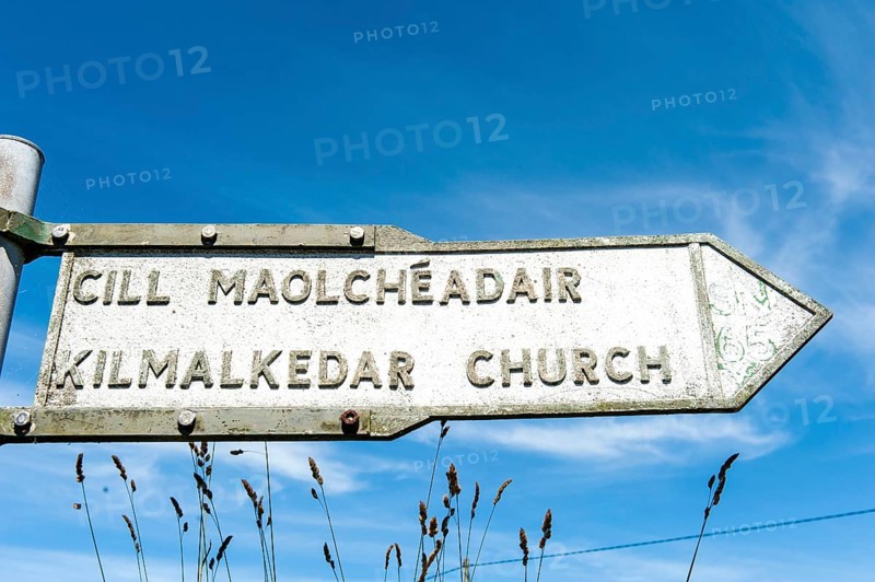 Old Irish Road Sign