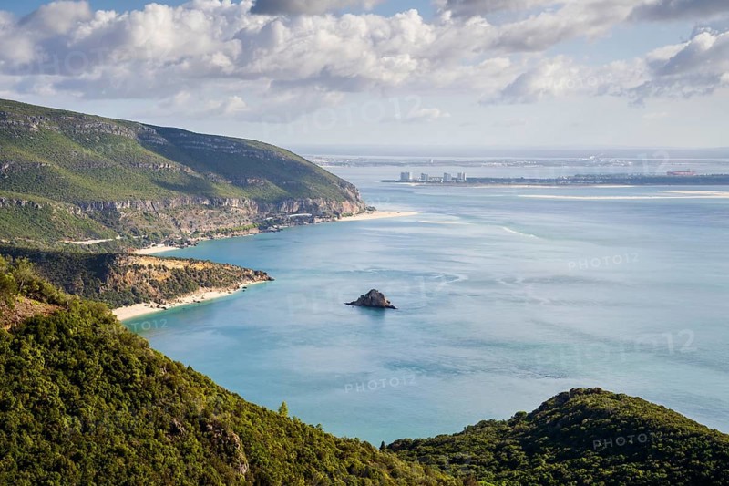 Beautiful cliffs and beaches of Arrabida Natural Park