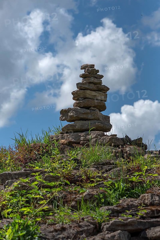 Stones stacked on top of each other