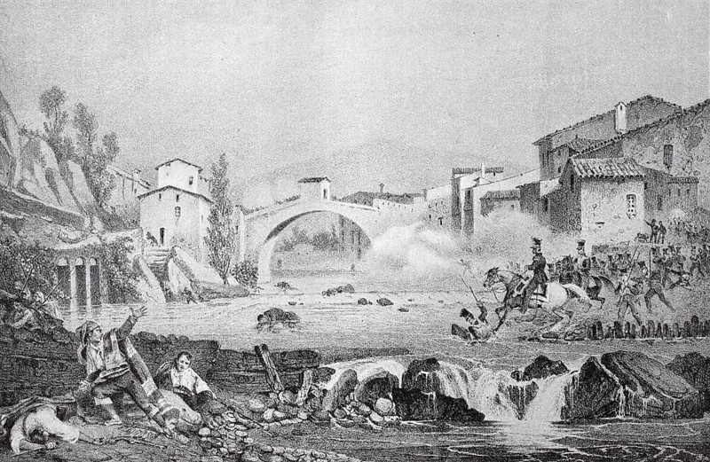 Battle at Ripoll in Catalonia