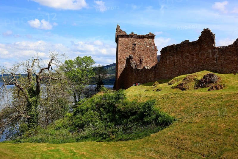 Ruins of Castle Urquhart on Loch Ness