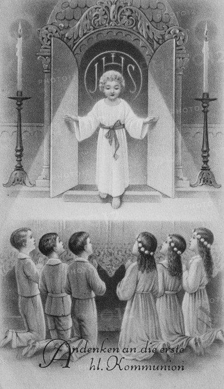 Child Jesus surrounded by children