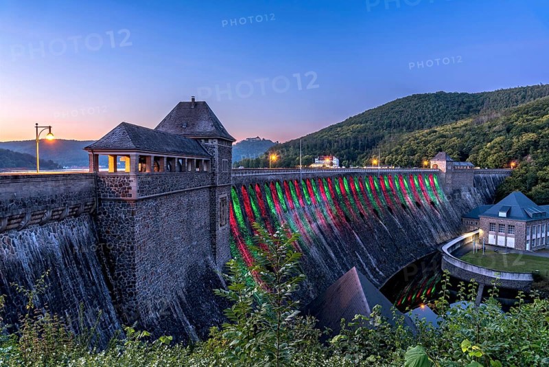 Dam in the evening light