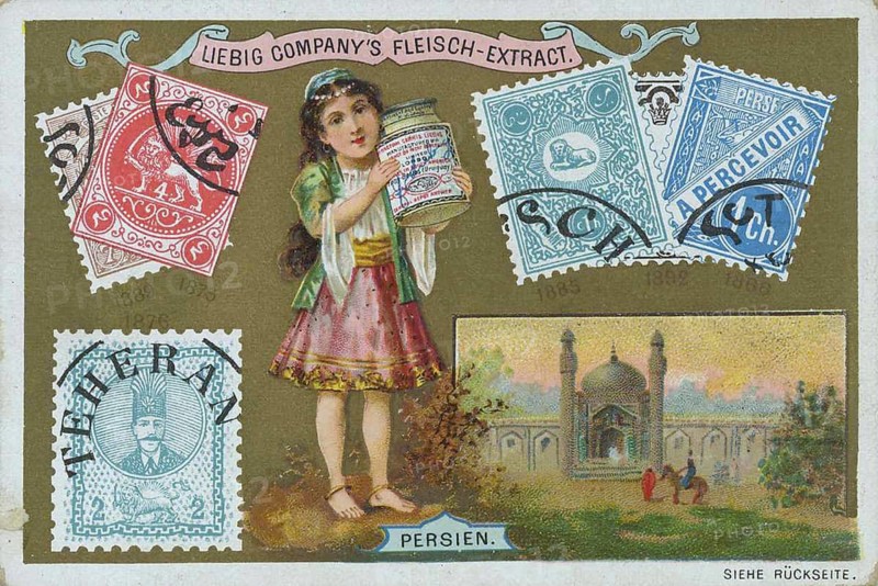 Picture series Countries and Stamps and Motifs