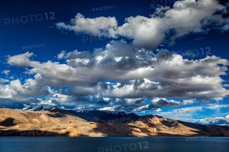 Himalayan nature high altitude lake Tso Moriri