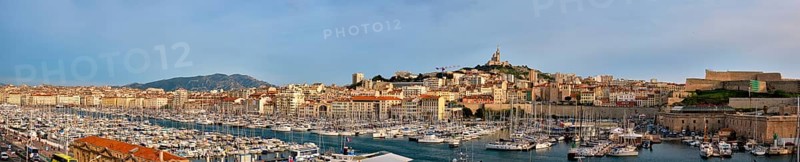 Panorama of Marseille Old Port