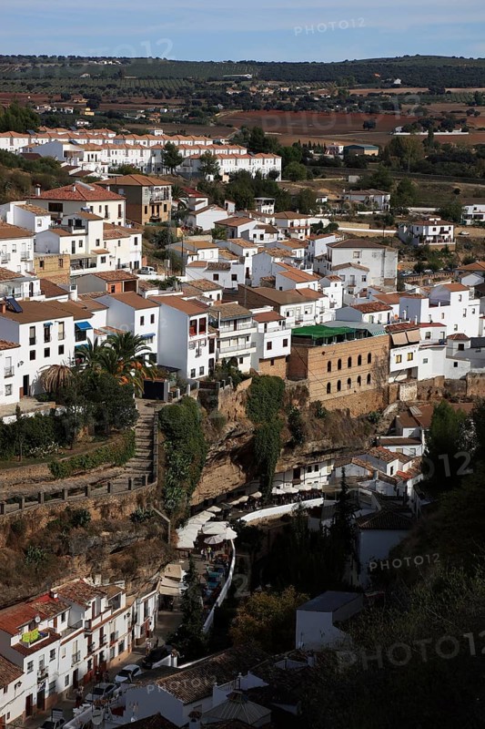 White village in the Sierra de Grazalema