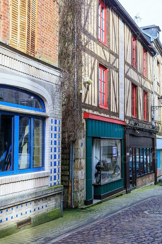 Half-timbered houses