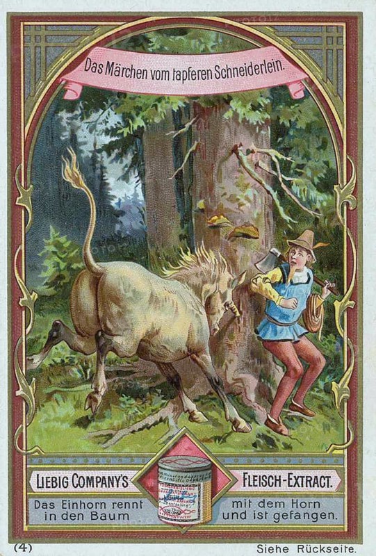 Picture series The fairy tale of the brave little tailor