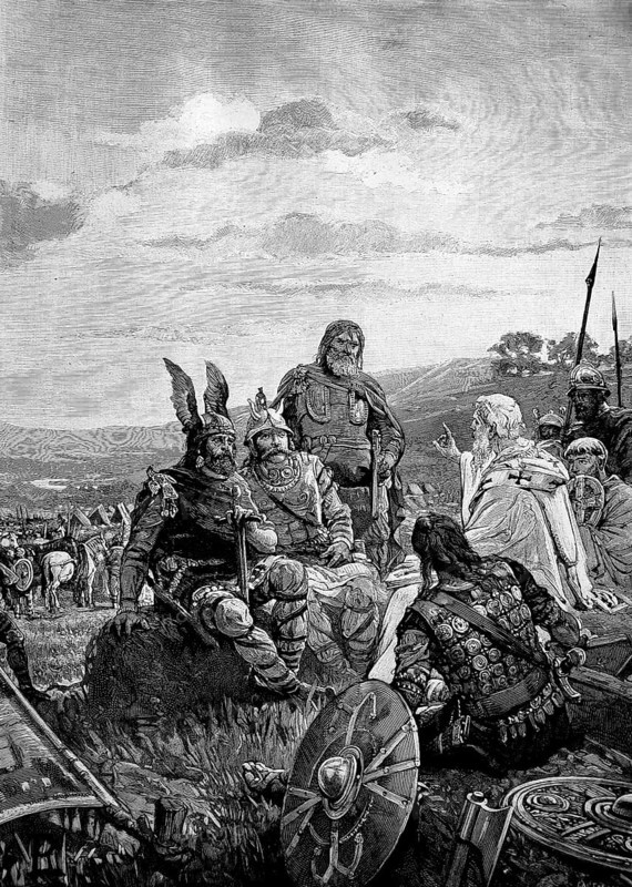 Bishop Ulfilas explains the Gospel to the Goths
