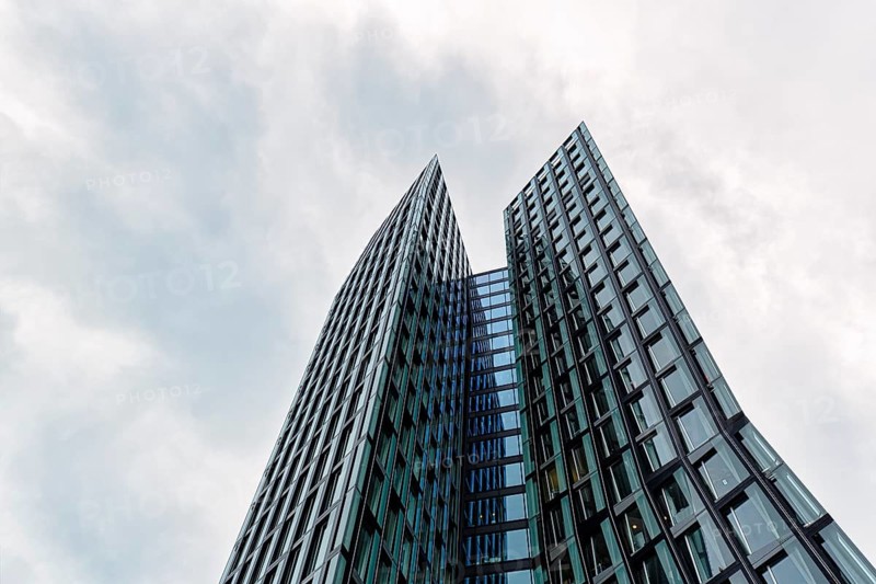 Two skyscrapers