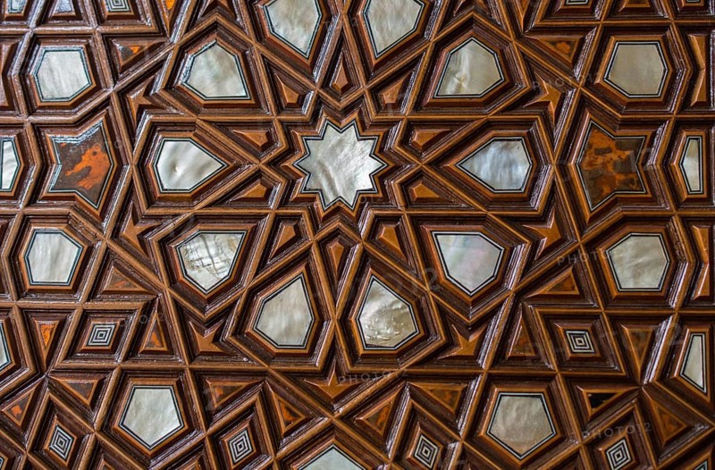 Ottoman art example of Mother of Pearl inlays