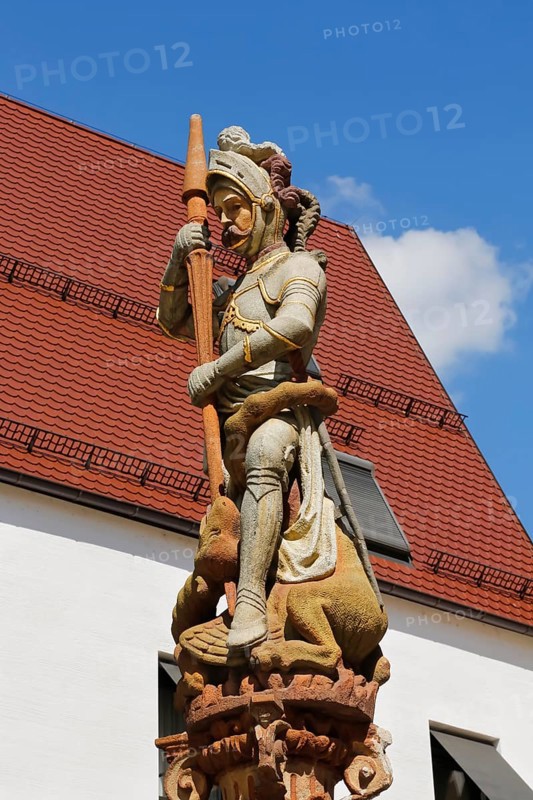 Georgsbrunnen eastern Muensterplatz