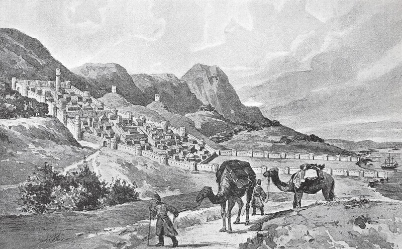 Derbent and the Caucasian Wall at the Beginning of the 19th century