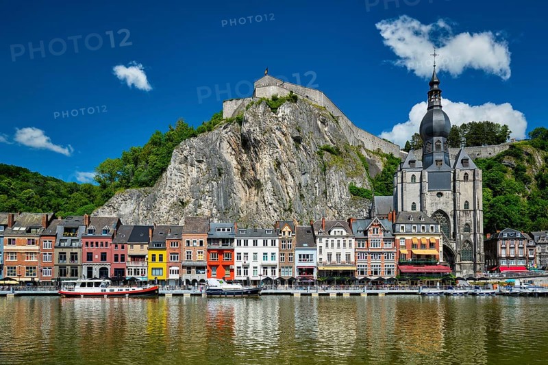 View of picturesque Dinant town