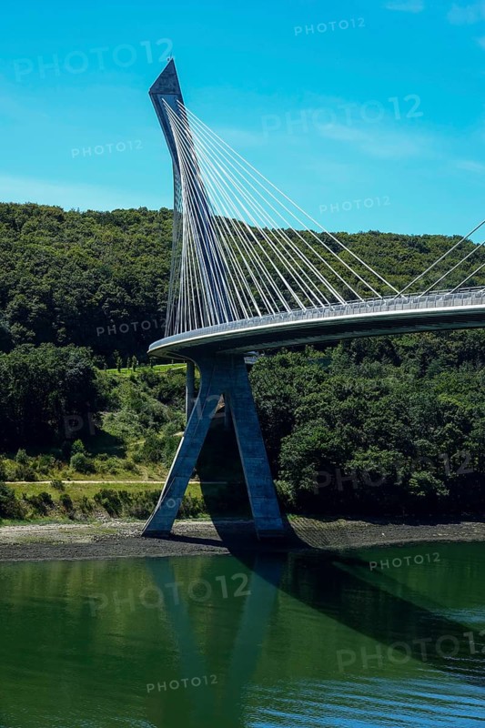 Pont de Terenez in Rosnoen over the river Aulne