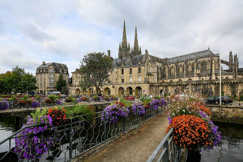 Saint-Corentin Gothic Cathedral and Musee Departemental Breton