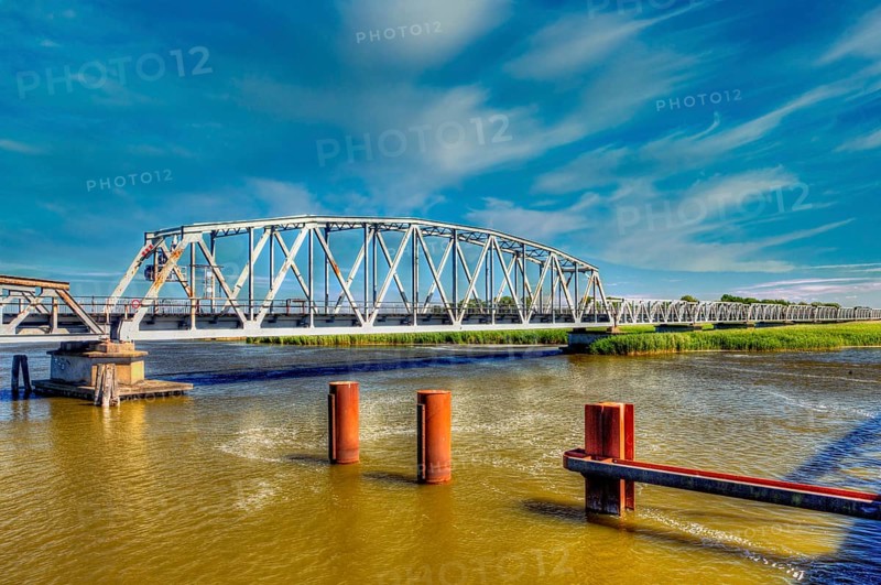 Meinigen Bridge over the Meiningen Stream near Ziengst