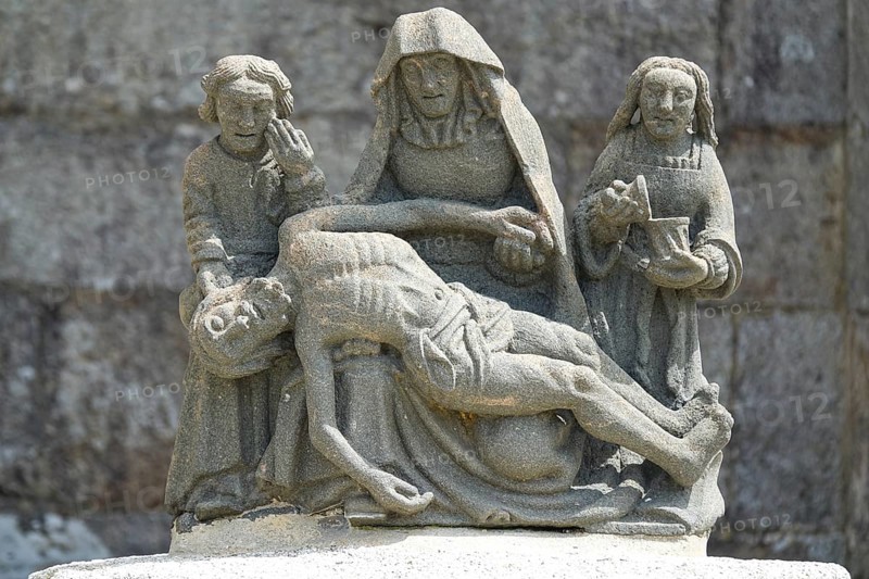 Pieta in the churchyard