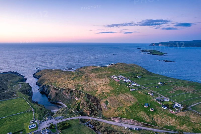Geodha Smoo and Smoo Cave Cliffs from a drone