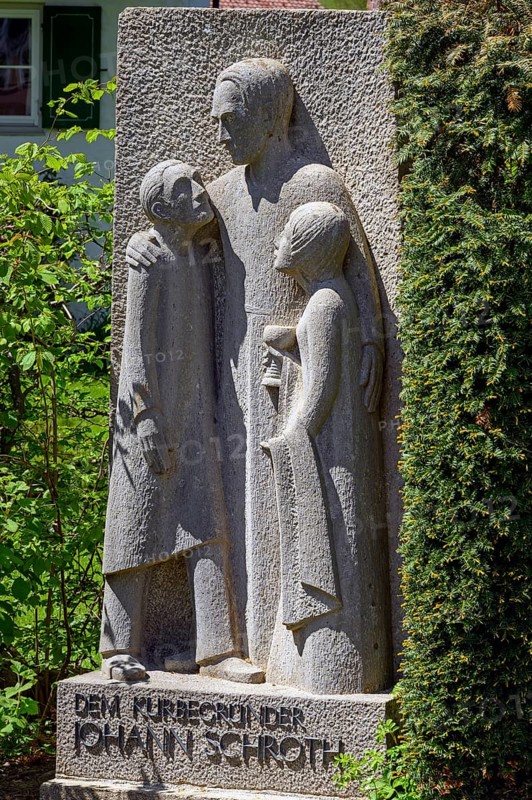 Monument to the spa founder Johann Schroth