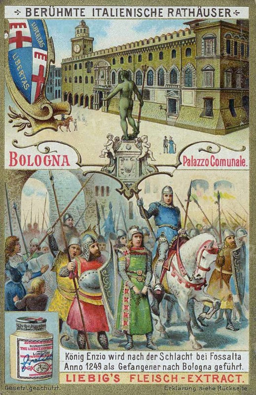 Series of famous Italian town halls