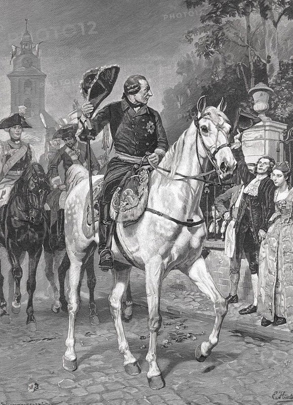 Frederick II was King of Prussia from 1740 to 1786