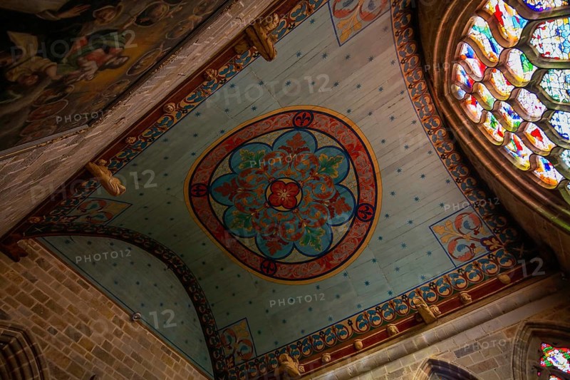 Notre-Dame-de-Roscudon church in the Flamboyant Gothic style
