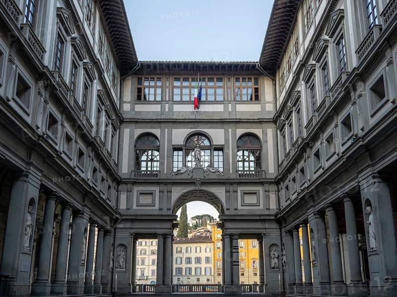 Uffizien am fruehen Morgen