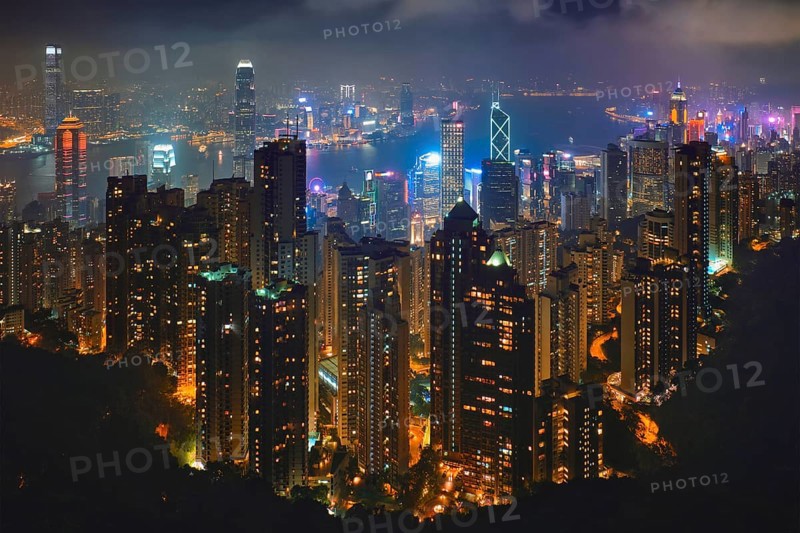 Famous view of Hong Kong